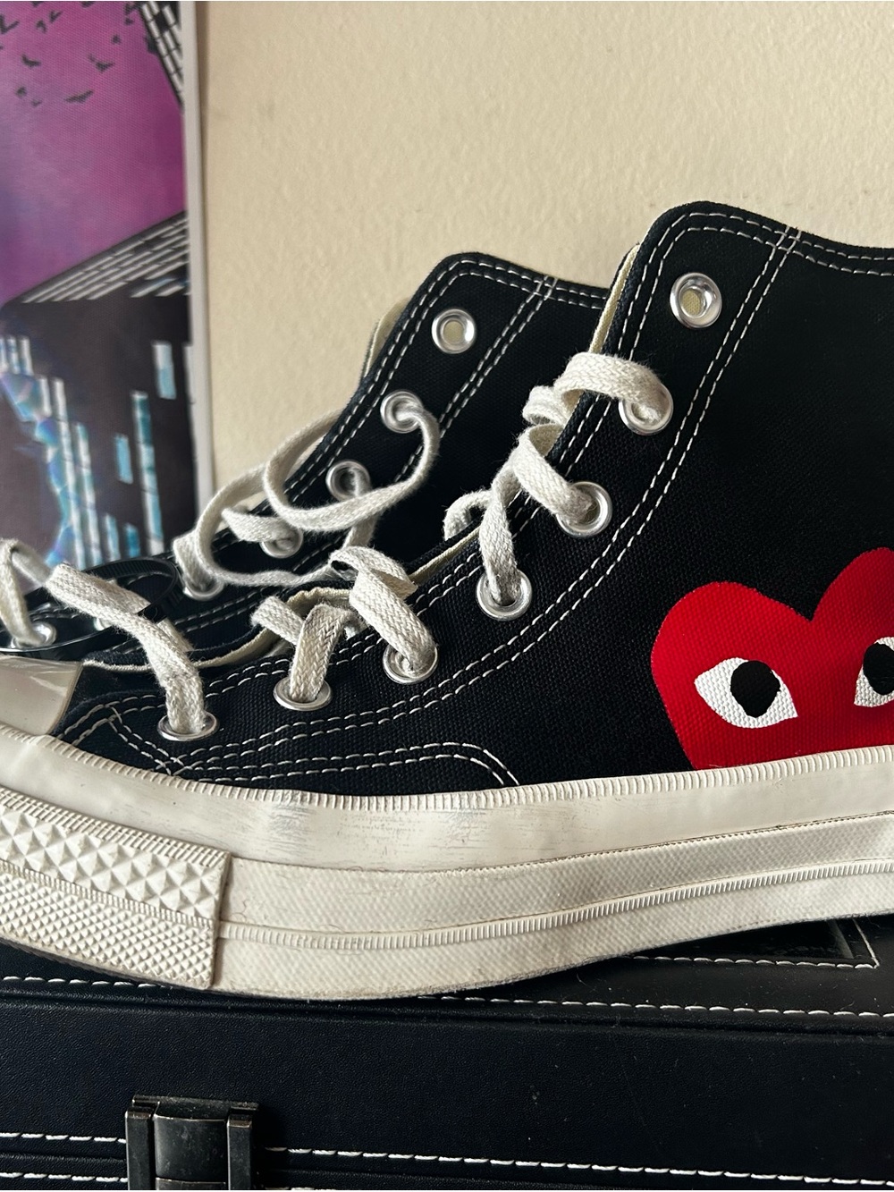 Black CDG Chucks